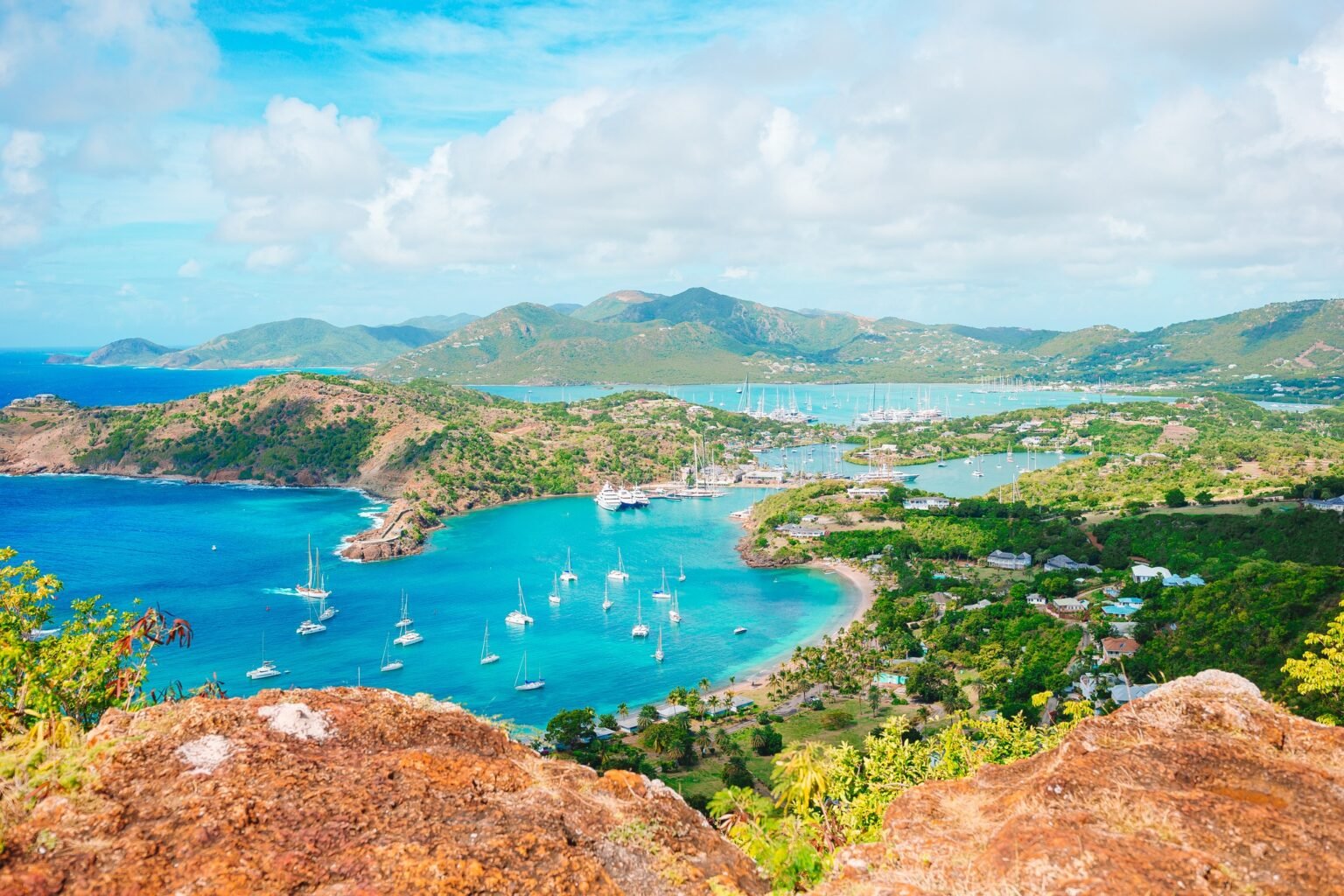 View over English Harbour, Antigua